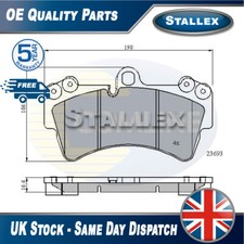 Adatto per Audi Q7 2006-2015 Porsche Cayenne 2002-2010 Set Pastiglie Freno Anteriore Stallex