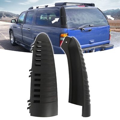 #ad #ad For Chevy Tahoe Suburban GMC Yukon 2000 2006 Rear D Pillar Molding Trim Panels $87.23