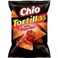 Chio Tortillas Wild Paprika Vegetarisch Vegan ChipstüTe 110G
