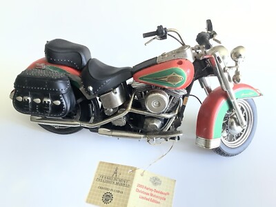 Franklin Mint Harley Davidson Heritage Softail 2003 Christmas Edition 