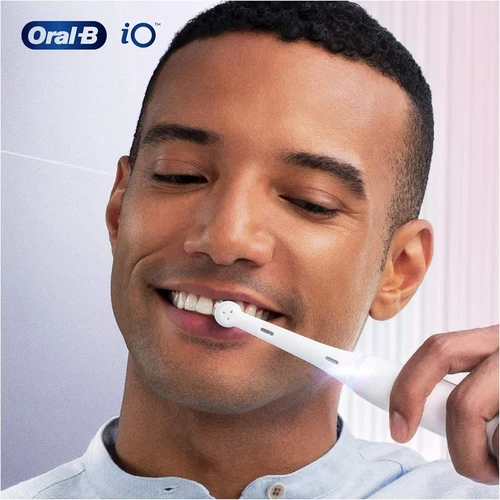 2-Pack/8 Stück für Oral-B iO Ersatzbürsten Sanfte Reinigung Aufsteckbürsten Weiß - Bild 5 von 7