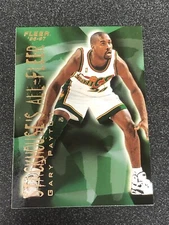 1996-97 Fleer Stackhouse's All-Fleer Gary Payton #10 HOF