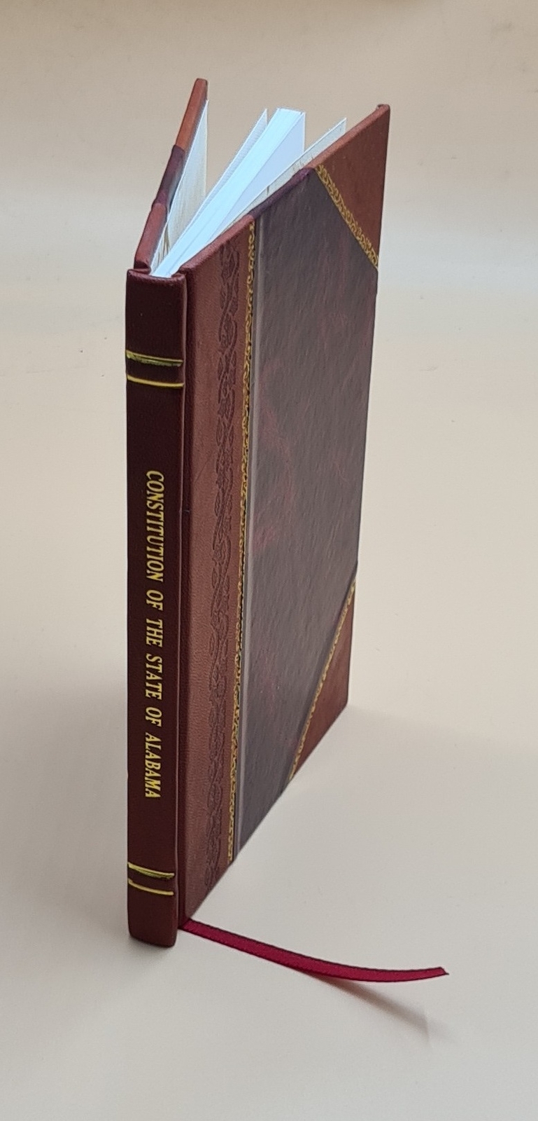 Alabama State Constitution 1901 Leather Bound Edition by Alabama