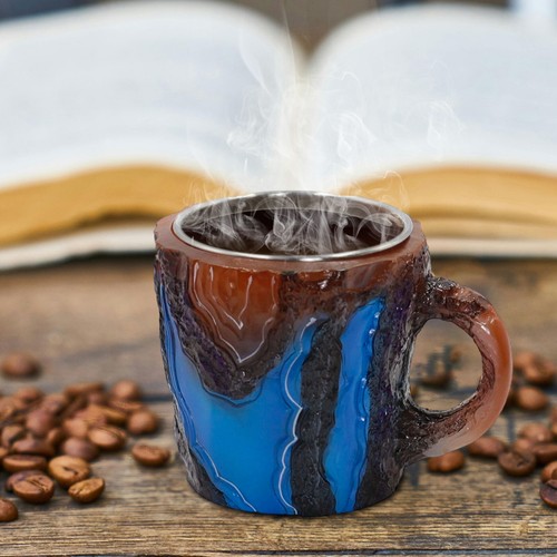 Resin Like Crystal Mineral Coffee Mug Colorful Crystal Mug For Home Office Gift - Picture 6 of 12