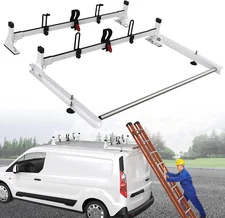 Cargo Van Roof Ladder Rack w/ Rear Roller for Ford Transit Connect 2014-on NEW