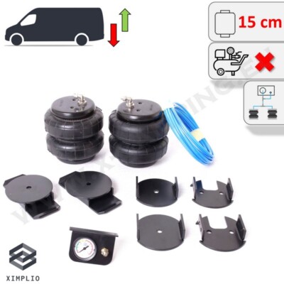 Zusatzluftfederung 15cm Einkreisanlage für Fiat Ducato 230 230L 96-02 Reisemobil