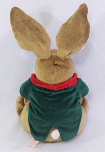 Vintage Commonwealth The Velveteen Rabbits Christmas Boy Bunny Stuffed Animal - Picture 2 of 4