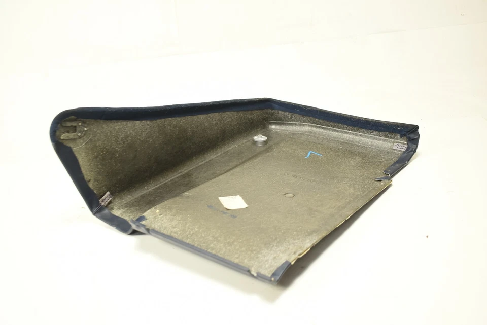 90-02 Mercedes R129 SL500 SL600 Asiento del conductor Izquierdo Respaldo Cubierta Panel Borde AZUL Foto 3 de 4