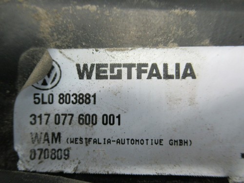 SKODA YETI (5L) Anhängerkupplung AHK Westfalia abnehmbar 5L0803881 Bj.2009 (274 - Bild 6 von 12