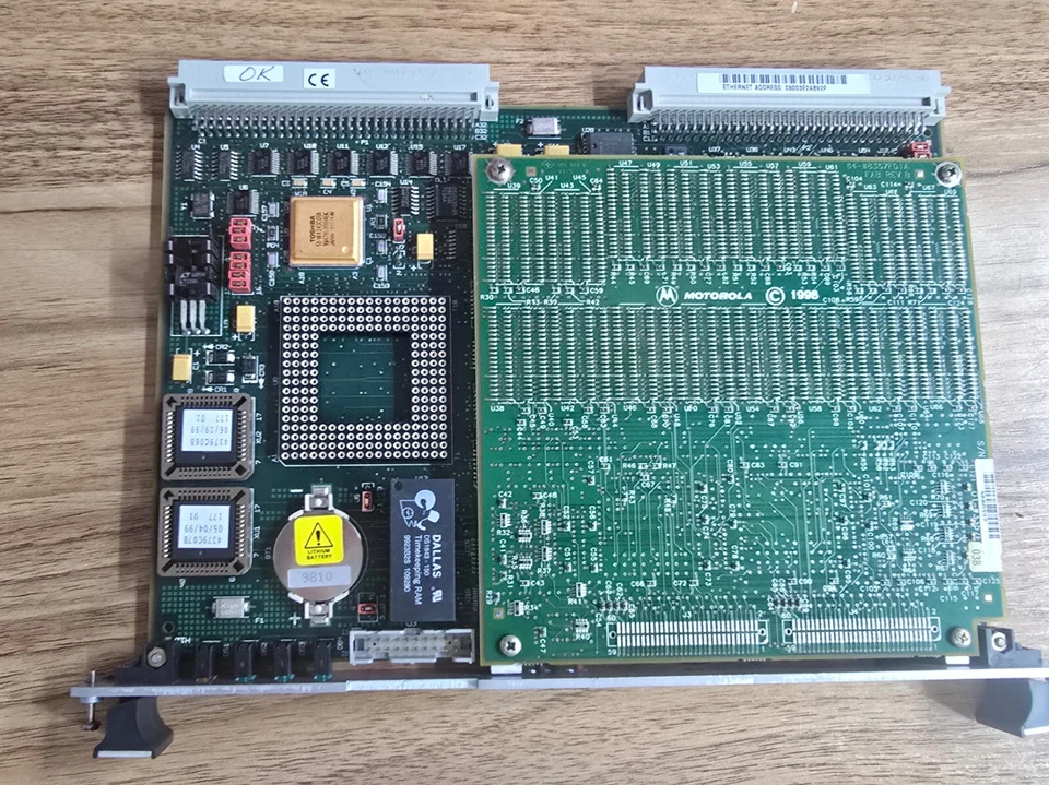 Motorola MVME 177-003 VME Module Board w/ 01-W3357F 03B 84-W8357F01A FAB Apart17 - Image 4 of 4