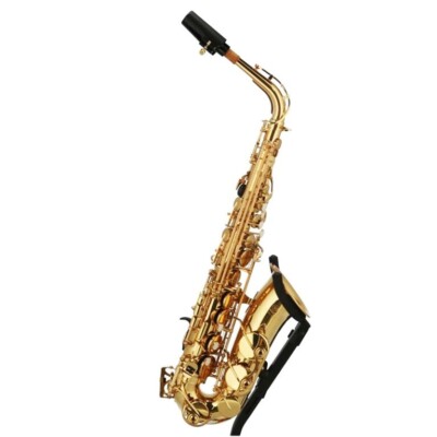YAMAHA YAS-380 Alto Saxophone Gold w/ Case Mouthpiece Tuner