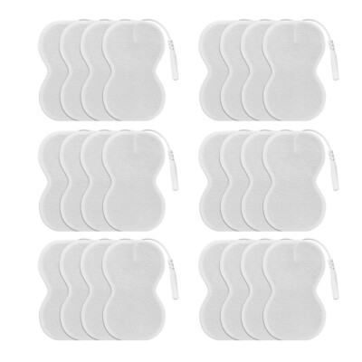 6/12/24 TENS Elektrodenpads mit 2mm Stecker Selbstklebenden für TENS EMS gerät