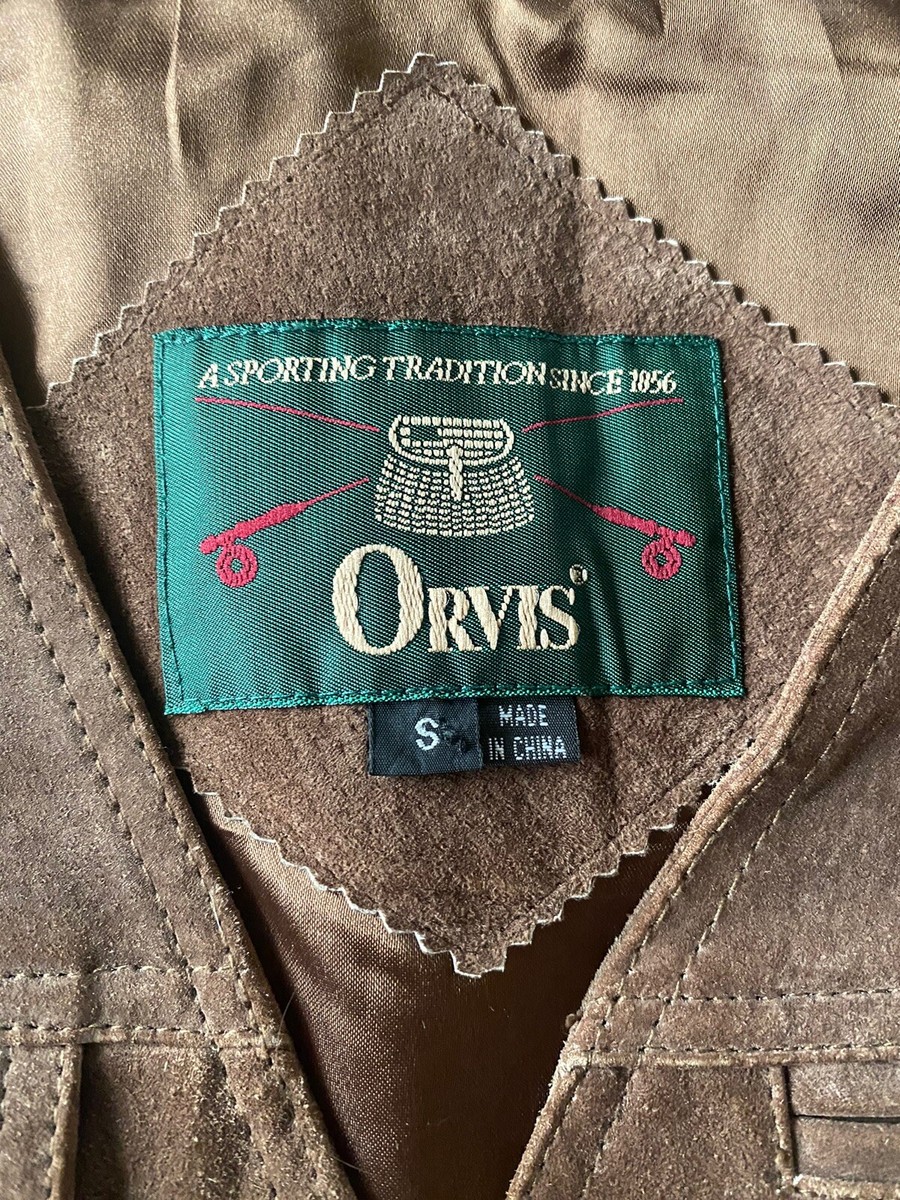 Gilet De Pêche Vintage Orvis - Taille XL - Beige Kaki, Coton, Poches Utilitaire