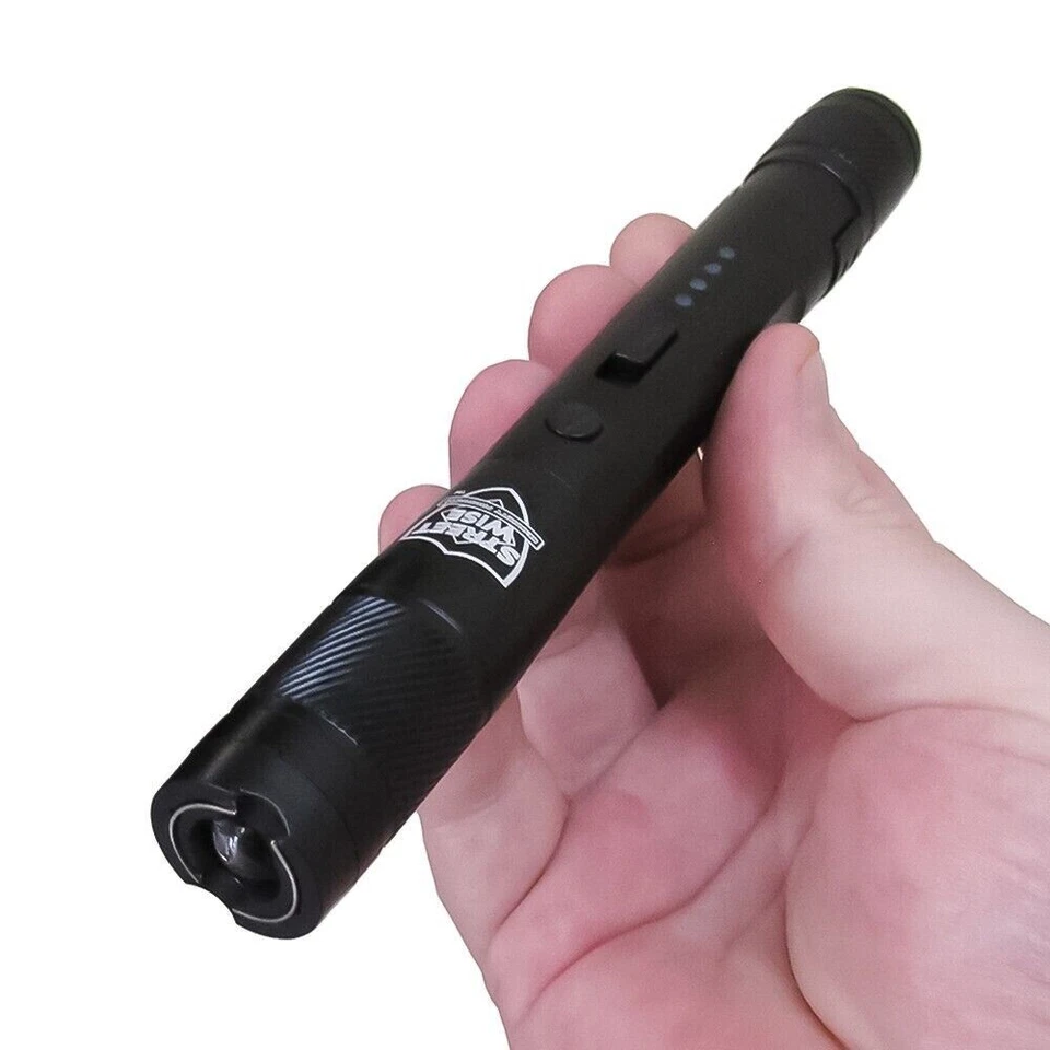STREETWISE SECURITY Streetwise Streetlight Stun Gun Flashlight 84,000,000 Discreet Protection USB