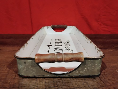 Farm Fresh Tray Farmhouse Decor 17x8 - Picture 5 of 6