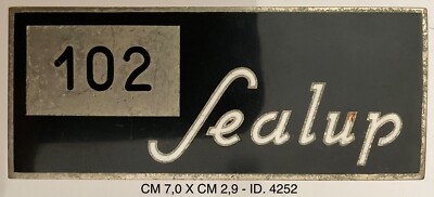 SEALUP MILAN 1935 EMPLOYEE BADGE FACTORY LUXURY CLOTHING