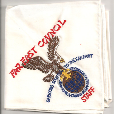 FAR EAST COUNCIL STAFF NECKERCHIEF JAPAN KOREA TAIWAN PHILLIPINES RYUKYU ISL BSA