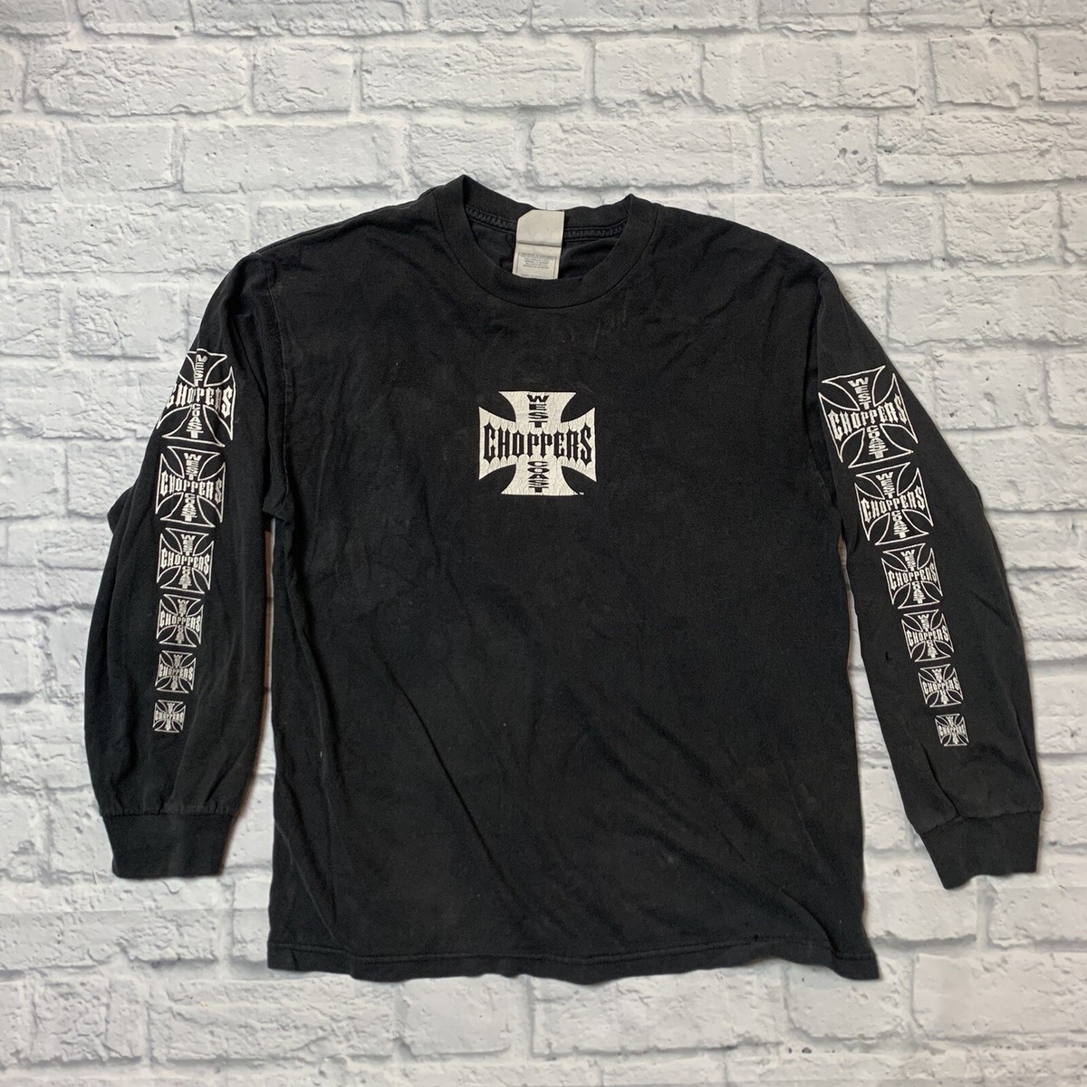 Vintage 1990s West Coast Choppers Long Beach California Long Sleeve T-Shirt