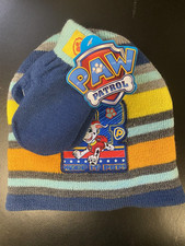 PAW PATROL KIDS  " KEEP IT PUP"  HAT AND GLOVES NWT