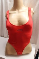 PROZIS Women Leotard 201-04 Bottom Half Closed Red Polyamide Elastane Size XS
