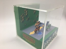 R.C. PRO AM RC PRO AM NES Nintendo Racing for it! Shadow Box Diorama Cube