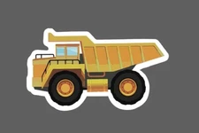 Dump Truck Sticker Construction Waterproof
