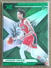 Jaxson Hayes 2019-20 Panini Chronicles XR GREEN Rookie #285 Pelicans Parallel RC