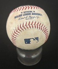Game Used Baseball 4/26/24 Orioles vs A's MLB Authentic Ryan O'hearn RBI single