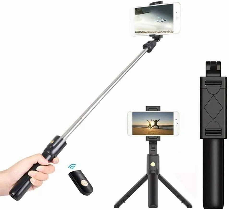Treppiede Flessibile Per Smartphone Con Telecomando Bluetooth – 360° Regolabile, Compatto, Per Foto E Video