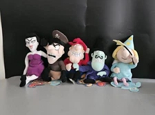 VINTAGE 1999 STUFFINS PLUSH ROCKY AND BULLWINKLE AND FRIENDS STUFFED Lot  Of 5