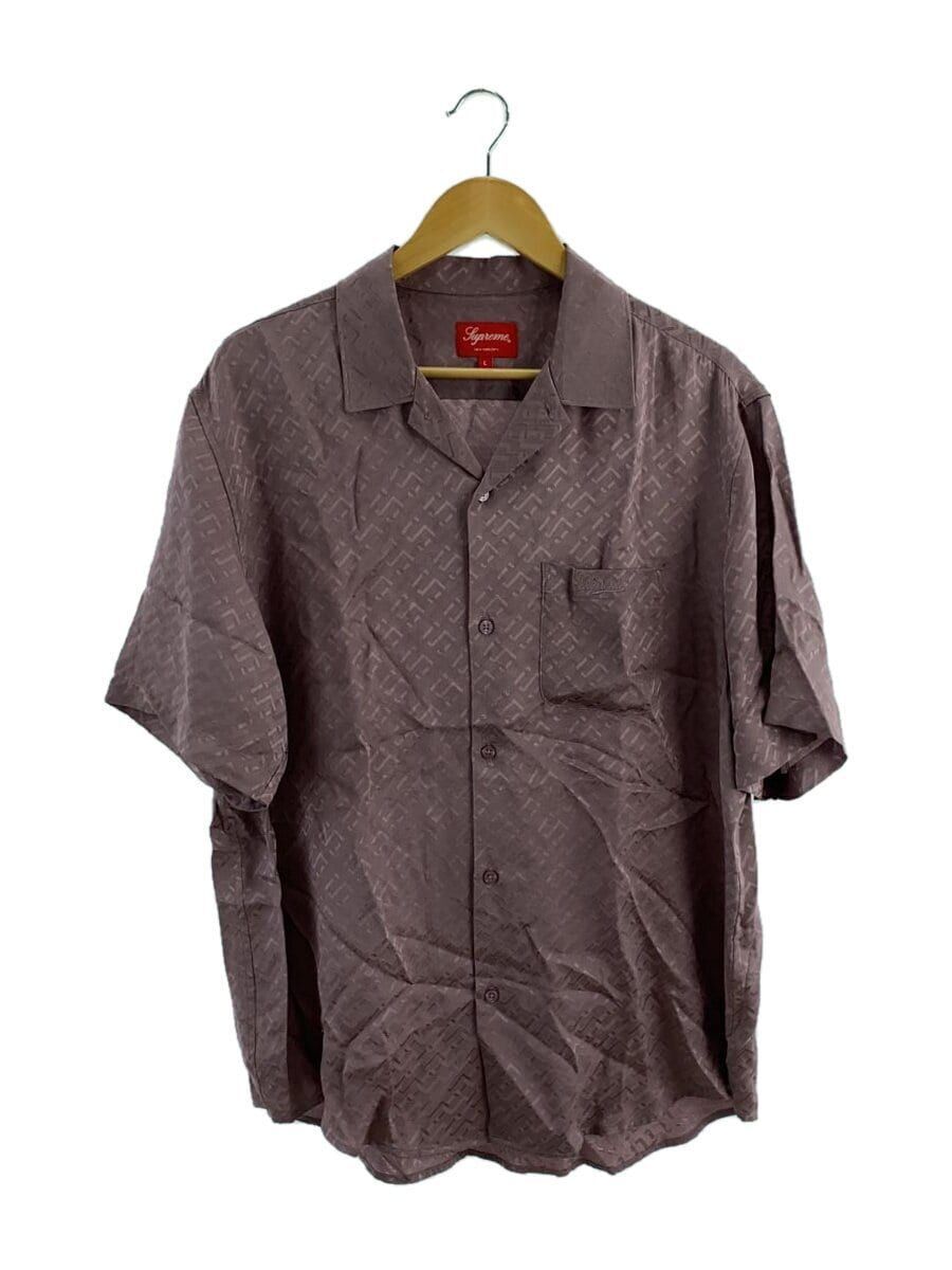 シュプリームTonal Monogram Silk S/S Shirt