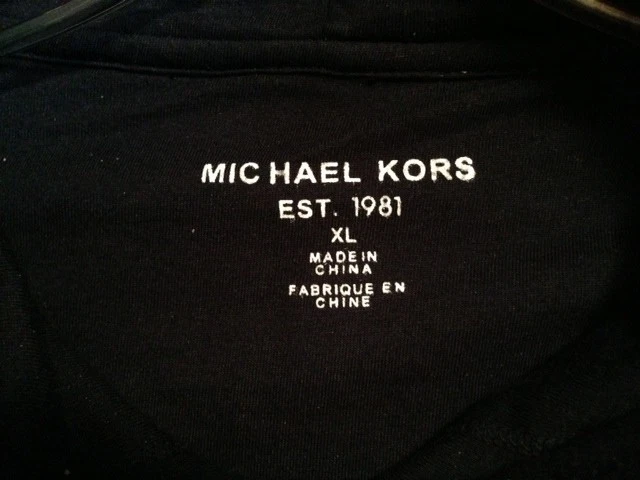 PULLOVER CON CAPPUCCIO DA UOMO MICHAEL KORS IN COTONE TERMALE TAGLIA XL