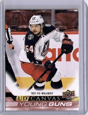 Trey Fix-Wolansky Canvas Young Guns #C101 2022-23 Upper Deck Series 1  [M111]