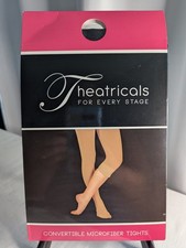 Theatricals Convertible Microfiber Transition Tights T5515 Adult Medium Black