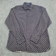 Mens TED BAKER LONDON Long Sleeve Patterned Casual Button-Down Shirt