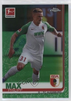 2019-20 Topps Chrome Bundesliga Green Refractor 67/99 Philipp Max #38 pe8