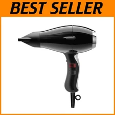 Professional 2000W Ceramic Ionic Hair Dryer with 2 Nozzles - Stylish Colors
