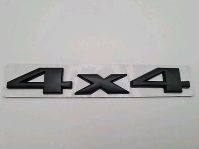 4x4 Emblem  Auto Schriftzug Badge Logo Schwarz Matt Look Tuning Deko Neu TOP