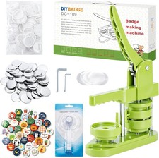 Complete DIY Button Making Kit - 58mm Badge Machine 100 Supplies Included