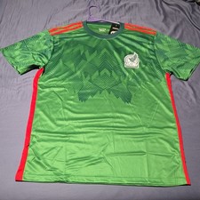Mexico National Team Soccer Jersey Shirt Green and Red Colors