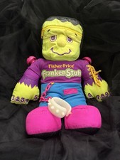 Vintage Fisher-Price FrankenStuff Frankenstein Monster Activity Nylon Plush Toy