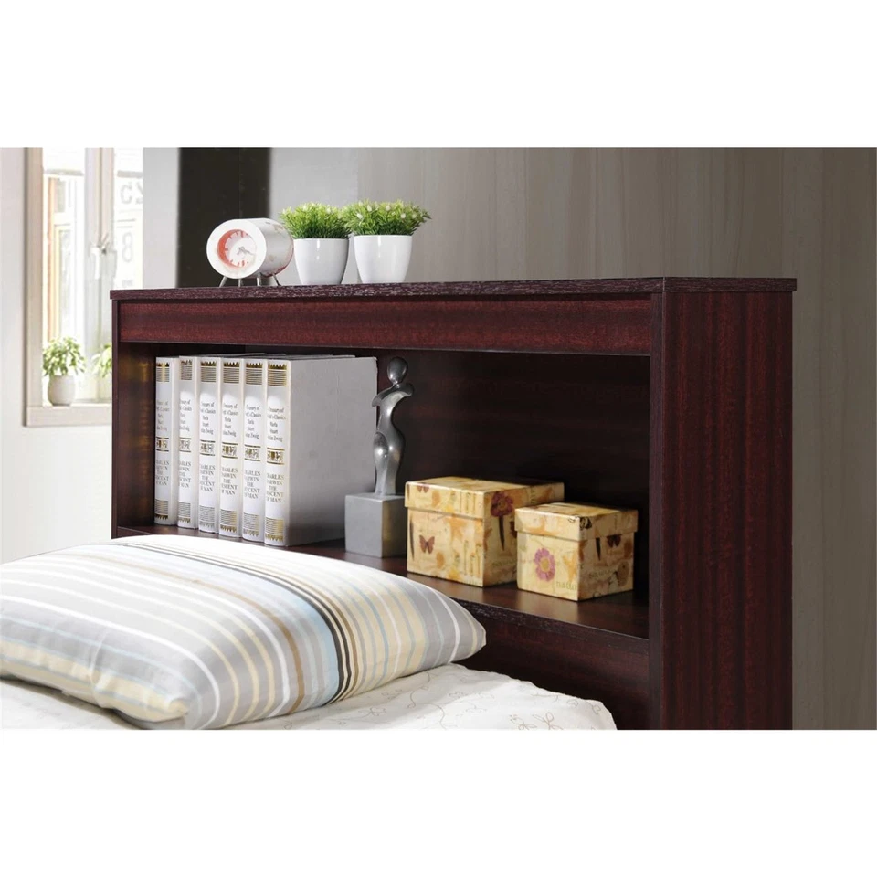 Cama Capitán Hodedah Doble Tamaño con 3 Cajones y Cabecero en Caoba Foto 4 de 4