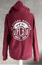 Fc Bayern München Kapuzenpullover / Hoodie Gr.M Herren weinrot XXL Rückenlogo