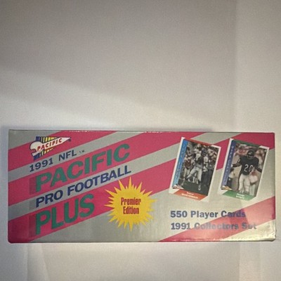 Pacific 1991 Pro Football Plus Premier Edition 550-Card Set NFL Vintage