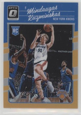 2016 Panini Donruss Optic Orange Prizm /199 Mindaugas Kuzminskas Rookie RC 1k5