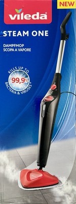 Vileda Steam *ONE* Dampfreiniger Wischen Dampfmopp inkl. 2 Mikrofaserbezüge NEU!