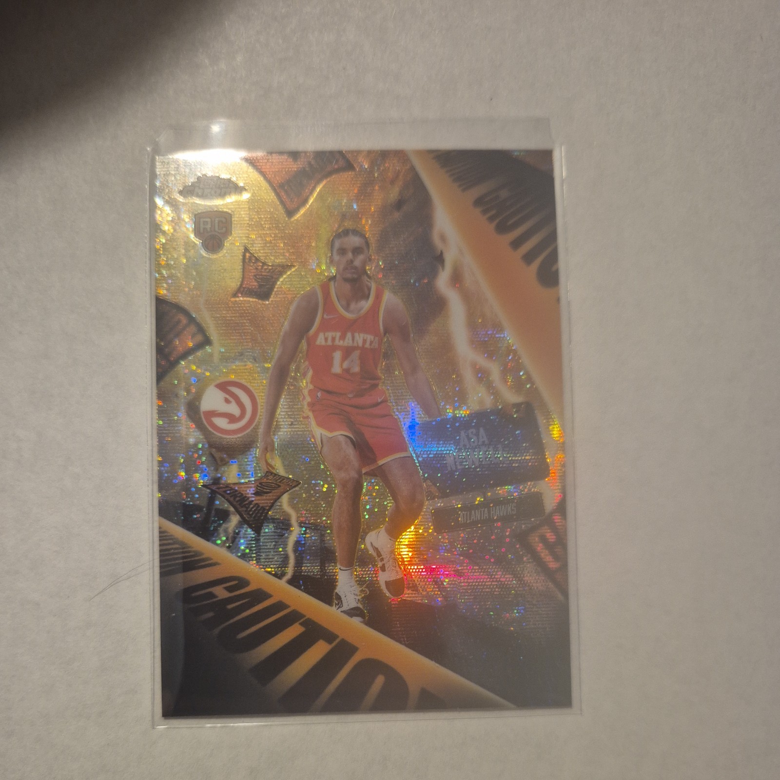 2025-26 Topps Chrome NBA Asa Newell Advisory Case Hit SSP RC Atlanta Hawks
