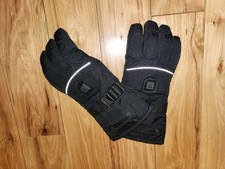 Rechargeable Electric Heated Gloves - Size Large Black - No Charger