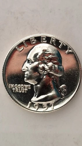 1957 United States Proof Washington Quarter