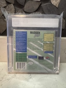 Game Boy Madden 96 Game Pak NFL New Sealed Complete Graded VGA 85+ NM
